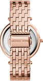 Michael Kors Darci Rose Gold Dial Rose Gold Steel Strap Watch for Women - MK3439 Buy Now By Michael Kors
