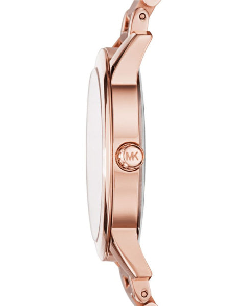 Michael Kors Hartman Rose Gold Dial Rose Gold Steel Strap Watch For Women - MK3491 Buy Now By Michael Kors