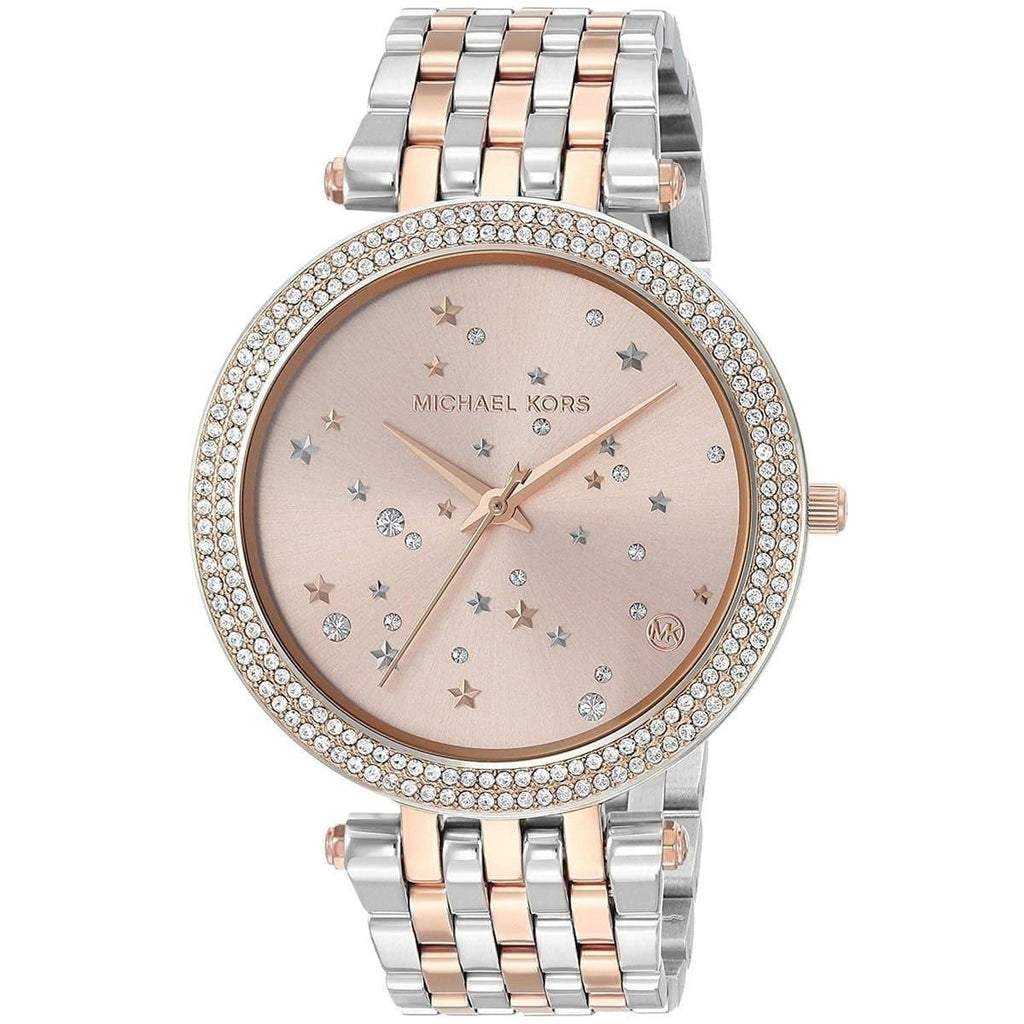 Michael Kors Darci Rose Gold Dial Two Tone Steel Strap Watch for Women - MK3726 Buy Now By Michael Kors