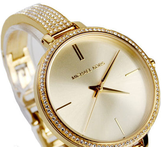 Michael Kors Jaryn Quartz Gold Dial Gold Steel Strap Watch For Women - MK3784 Buy Now By Michael Kors