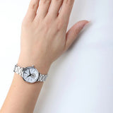 Michael Kors Portia Quartz Silver Dial Silver Steel Strap Watch For Women - MK3837 Buy Now By Michael Kors