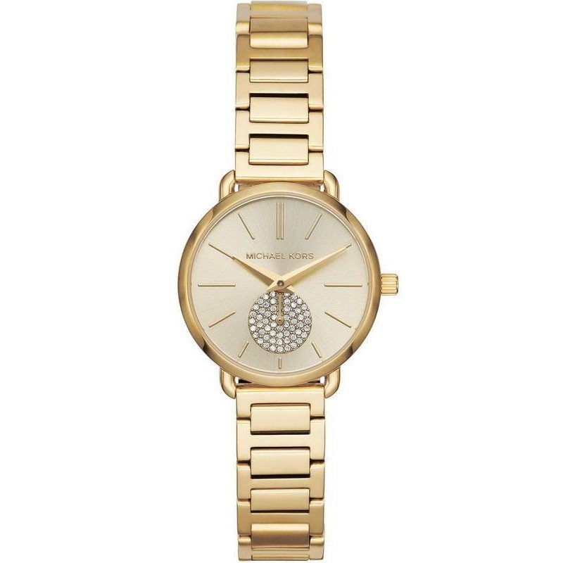 Michael Kors Portia Quartz Gold Dial Gold Steel Strap Watch For Women - MK3838 Buy Now By Michael Kors