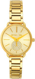 Michael Kors Portia Quartz Gold Dial Gold Steel Strap Watch For Women - MK3838 Buy Now By Michael Kors