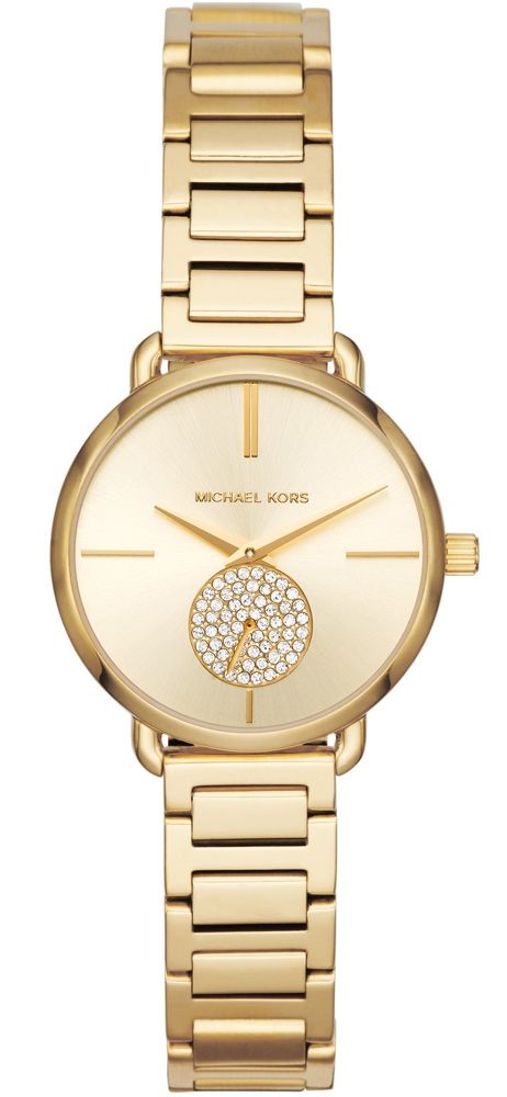 Michael Kors Portia Quartz Gold Dial Gold Steel Strap Watch For Women - MK3838 Buy Now By Michael Kors