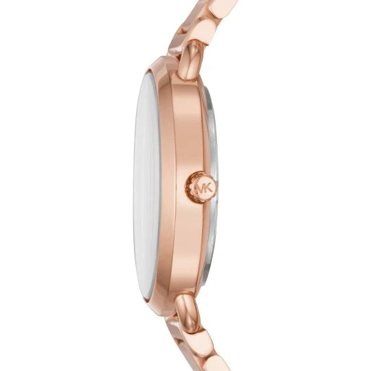 Michael Kors Portia Analog Quartz Rose Gold Dial Rose Gold Steel Strap Watch For Women - MK3839 Buy Now By Michael Kors