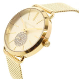 Michael Kors Portia Gold Dial Gold Mesh Bracelet Watch for Women - MK3844 Buy Now By Michael Kors