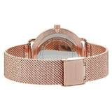Michael Kors Portia Rose Gold Dial Rose Gold Mesh Bracelet Watch for Women - MK3845 Buy Now By Michael Kors