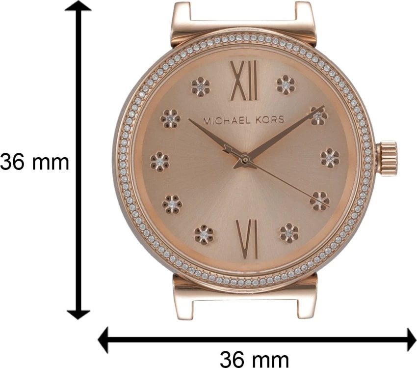 Michael Kors Sofie Quartz Rose Gold Dial Rose Gold Steel Strap Watch For Women - MK3882 Buy Now By Michael Kors