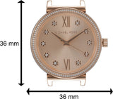 Michael Kors Sofie Quartz Rose Gold Dial Rose Gold Steel Strap Watch For Women - MK3882 Buy Now By Michael Kors
