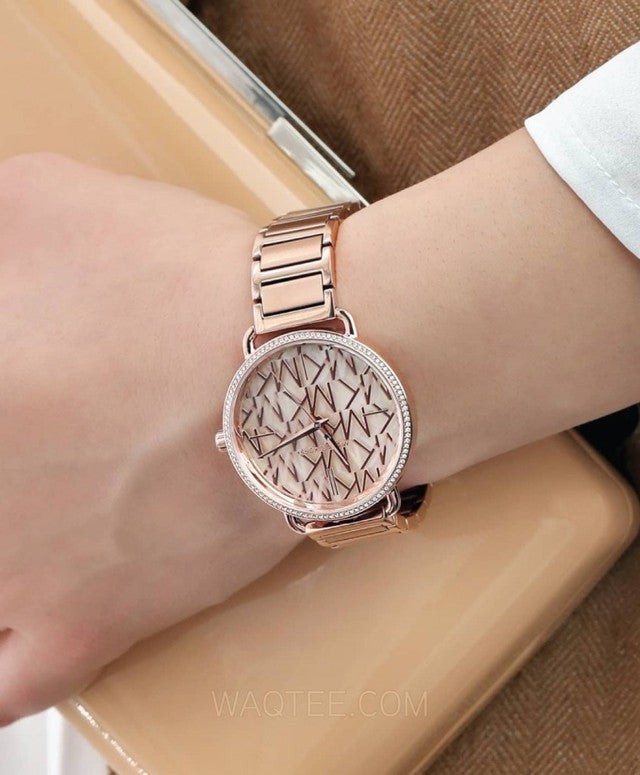 Michael Kors Portia Quartz Silver Dial Rose Gold Steel Strap Watch For Women - MK3887 Buy Now By Michael Kors