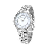 Michael Kors Lauryn Mother of Pearl Dial Silver Steel Strap Watch for Women - MK3900 Buy Now By Michael Kors