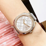 Michael Kors Nia Quartz Silver Dial Silver Steel Strap Watch For Women - MK3988 Buy Now By Michael Kors