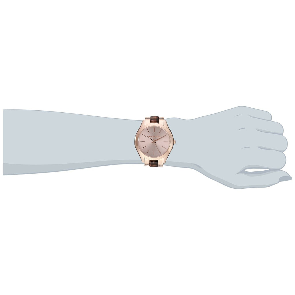 Michael Kors Runway Rose Gold Dial Two Tone Steel Strap Watch for Women - MK4301 Buy Now By Michael Kors