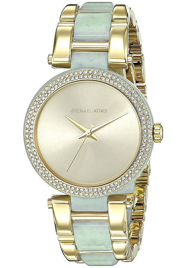 Michael Kors Delray Rose Gold Dial Two Tone Steel Strap Watch for Women - MK4317 Buy Now By Michael Kors