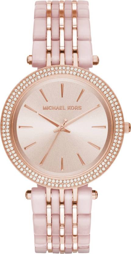 Michael Kors Darci Rose Gold Dial Two Tone Steel Strap Watch for Women - MK4327 Buy Now By Michael Kors