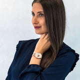 Michael Kors Sofie Quartz Rose Gold Dial Rose Gold Steel Strap Watch For Women - MK4335 Buy Now By Michael Kors