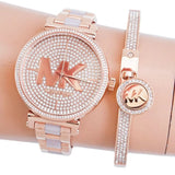 Michael Kors Sofie Quartz Crystals Crystals Rose Gold Dial Rose Gold Steel Strap Watch For Women - MK4336 Buy Now By Michael Kors