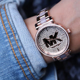 Michael Kors Sofie Quartz Crystals Crystals Rose Gold Dial Rose Gold Steel Strap Watch For Women - MK4336 Buy Now By Michael Kors