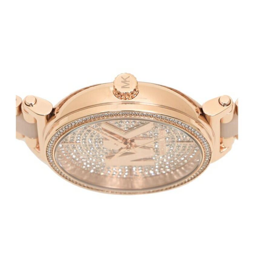 Michael Kors Sofie Quartz Crystals Crystals Rose Gold Dial Rose Gold Steel Strap Watch For Women - MK4336 Buy Now By Michael Kors