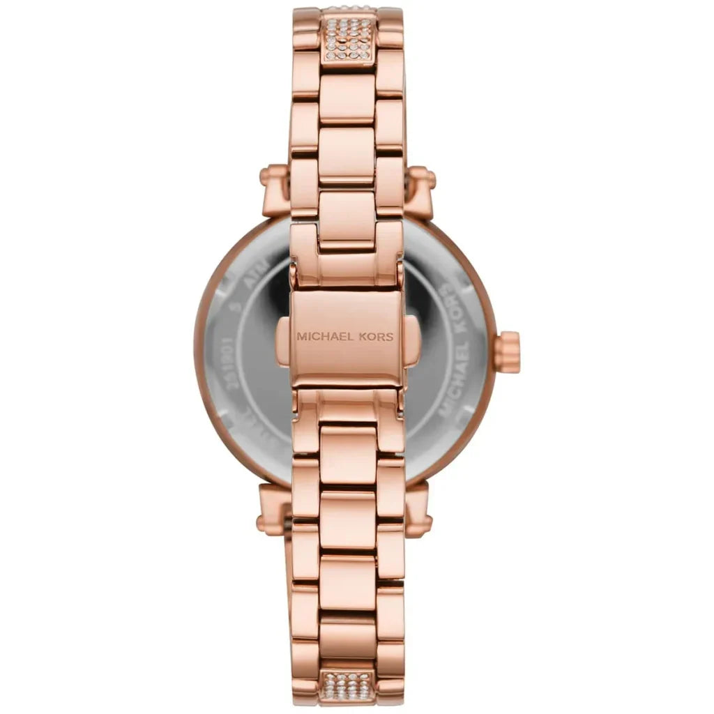 Michael Kors Sofie Quartz Rose Gold Dial Rose Gold Steel Strap Watch For Women - MK4354 Buy Now By Michael Kors