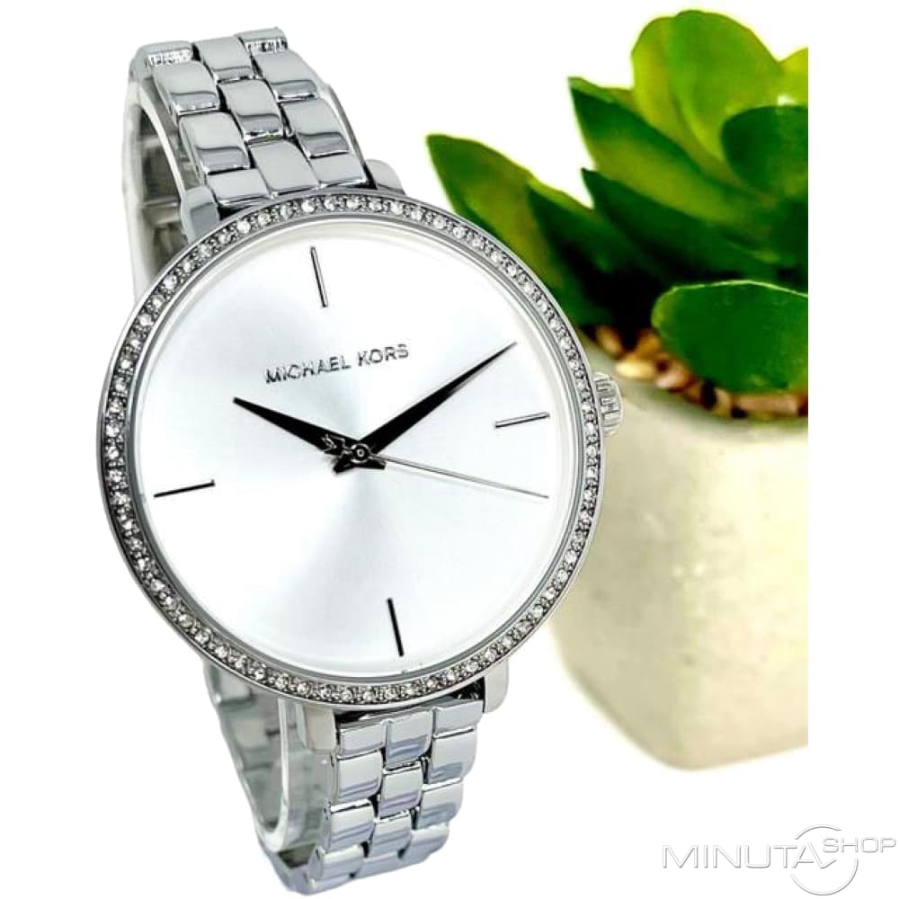 Michael Kors Charley Quartz Silver Dial Silver Steel Strap Watch for Women - MK4398 Buy Now By Michael Kors