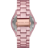 Michael Kors Slim Runway Pink Dial Pink Steel Strap Watch For Women - MK4456 Buy Now By Michael Kors