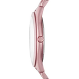 Michael Kors Slim Runway Pink Dial Pink Steel Strap Watch For Women - MK4456 Buy Now By Michael Kors