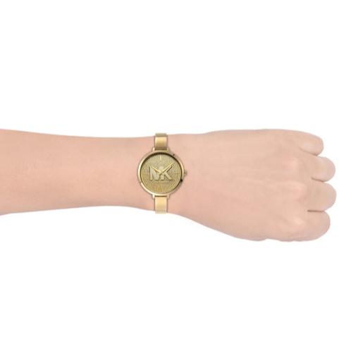 Michael Kors Parker Crystals Gold Dial Gold Steel Strap Watch For Women - MK4469 Buy Now By Michael Kors