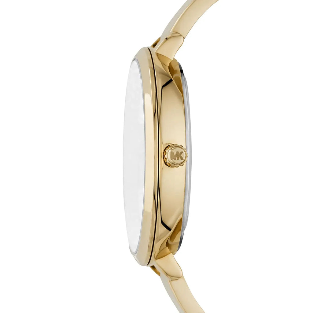 Michael Kors Parker Crystals Gold Dial Gold Steel Strap Watch For Women - MK4469 Buy Now By Michael Kors