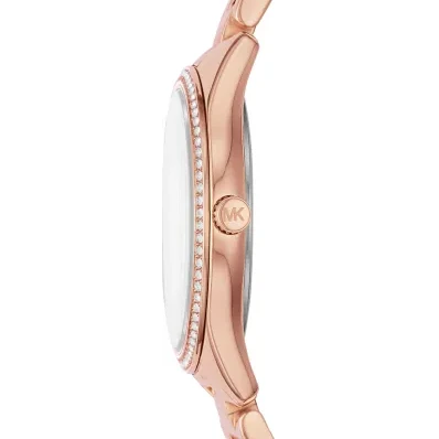 Michael Kors Lauryn Mother of Pearl Dial Rose Gold Dial Rose Gold Steel Strap Watch For Women - MK4491 Buy Now By Michael Kors