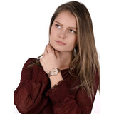 Michael Kors Lauryn Mother of Pearl Dial Rose Gold Dial Rose Gold Steel Strap Watch For Women - MK4491 Buy Now By Michael Kors