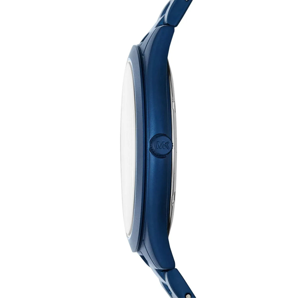 Michael Kors Slim Runway Quartz Blue Dial Blue Steel Strap Watch For Women - MK4503 Buy Now By Michael Kors