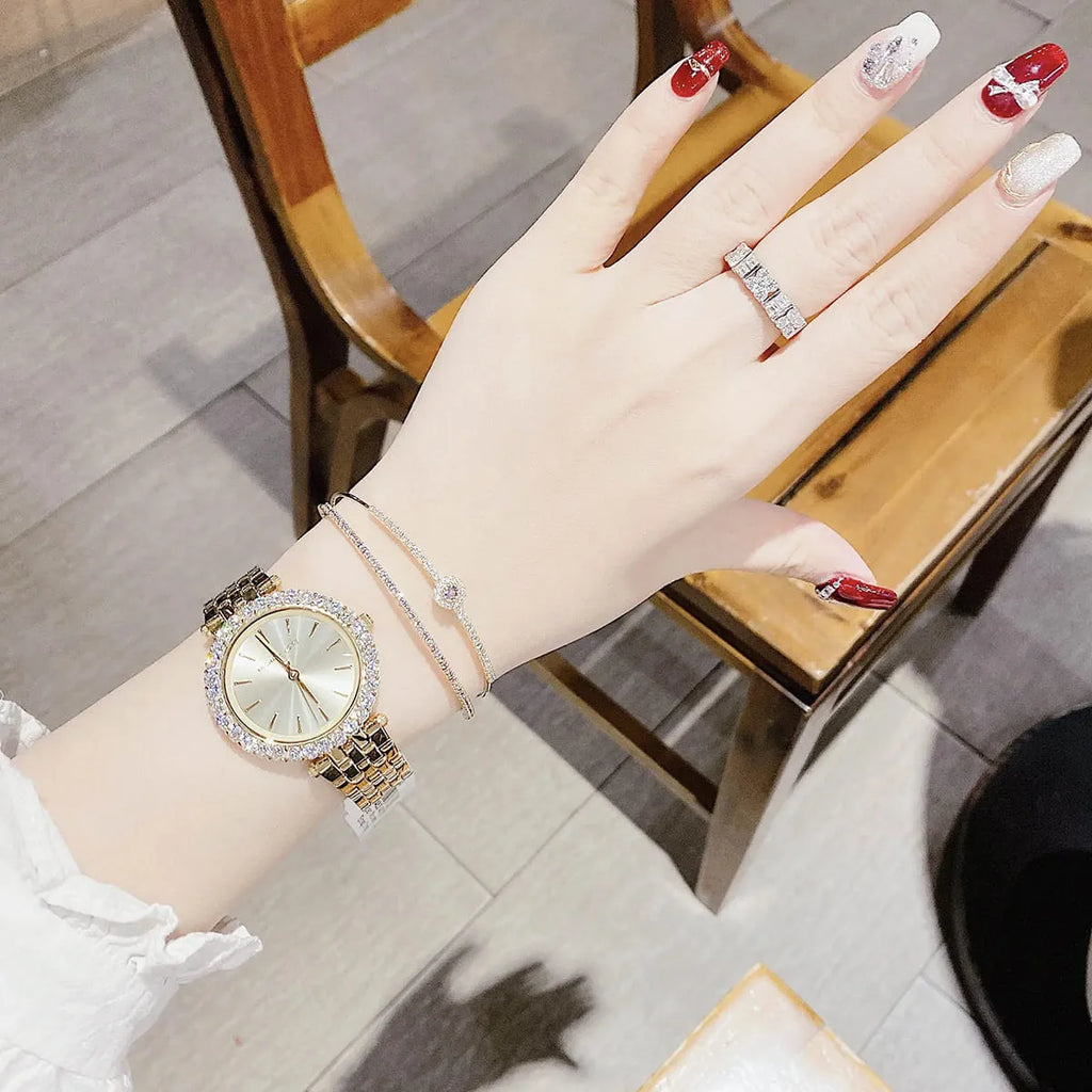 Michael Kors Darci Analog Gold Dial Gold Steel Strap Watch For Women - MK4513 Buy Now By Michael Kors