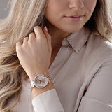 Michael Kors Darci Quartz Rose Gold Dial Rose Gold Steel Strap Watch For Women - MK4514 Buy Now By Michael Kors