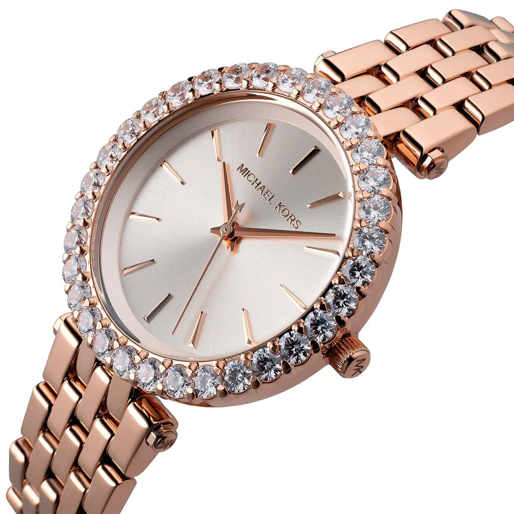 Michael Kors Darci Quartz Rose Gold Dial Rose Gold Steel Strap Watch For Women - MK4514 Buy Now By Michael Kors