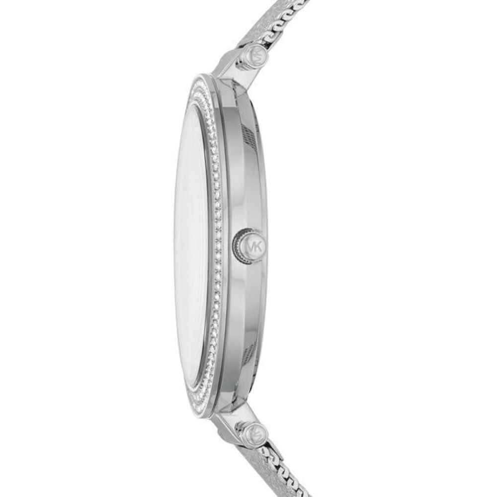 Michael Kors Darci Analog Pink Dial Silver Mesh Bracelet Watch For Women - MK4518 Buy Now By Michael Kors