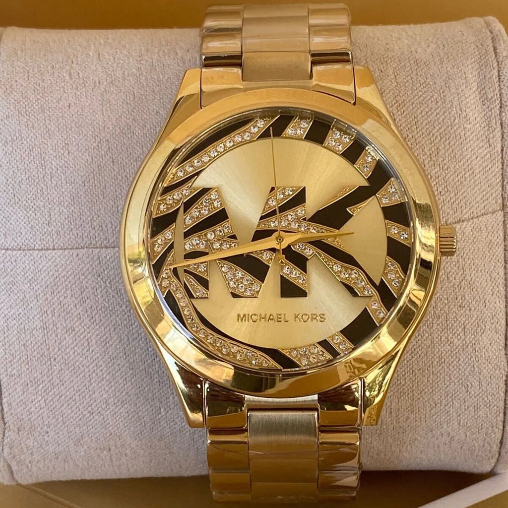 Michael Kors Runway Gold Dial Gold Steel Strap Watch For Women - MK4561 Buy Now By Michael Kors