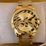 Michael Kors Runway Gold Dial Gold Steel Strap Watch For Women - MK4561 Buy Now By Michael Kors