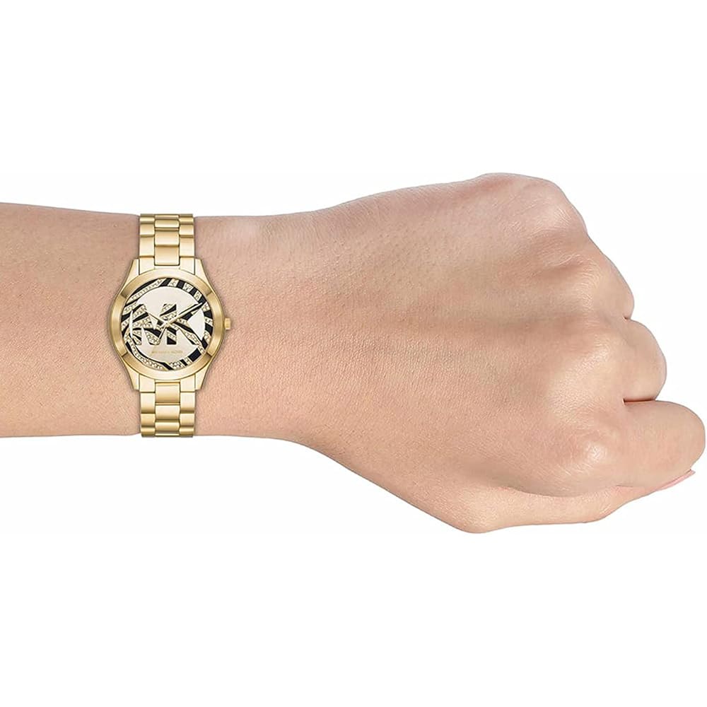 Michael Kors Runway Gold Dial Gold Steel Strap Watch For Women - MK4561 Buy Now By Michael Kors