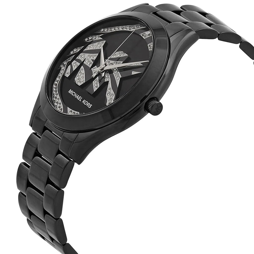 Michael Kors Runway Quartz Black Dial Black Steel Strap Watch For Women - MK4562 Buy Now By Michael Kors