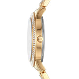 Michael Kors Tibby Three-Hand Glitz Gold Dial Gold Steel Strap Watch for Women - MK4575 Buy Now By Michael Kors