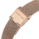 Michael Kors Pyper Quartz Mother of Pearl White Dial Rose Gold Mesh Strap Watch For Women - MK4588 Buy Now By Michael Kors
