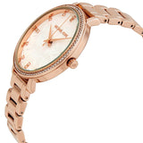 Michael Kors Pyper Three-Hand White Dial Rose Gold Steel Strap Watch For Women - MK4594 Buy Now By Michael Kors