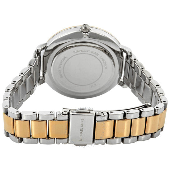 Michael Kors Pyper Three Hand White Dial Two Tone Steel Strap Watch For Women - MK4595 Buy Now By Michael Kors