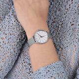 Michael Kors Pyper Quartz Mother of Pearl White Dial Silver Mesh Strap Watch For Women - MK4618 Buy Now By Michael Kors