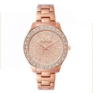 Michael Kors Liliane Three Hand Rose Gold Dial Rose Gold Steel Strap Watch For Women - MK4651 Buy Now By Michael Kors