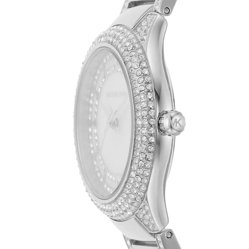 Michael Kors Sylvia Mother of Pearl Dial Silver Steel Strap Watch For Women - MK4657 Buy Now By Michael Kors