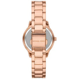 Michael Kors Tibby Multifunction Crystals Maroon Dial Rose Gold Steel Strap Watch for Women - MK4685 Buy Now By Michael Kors