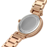 Michael Kors Parker Three-Hand Mother of Pearl White Dial Rose Gold Steel Strap Watch For Women - MK4695 Buy Now By Michael Kors