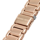 Michael Kors Parker Three-Hand Mother of Pearl White Dial Rose Gold Steel Strap Watch For Women - MK4695 Buy Now By Michael Kors